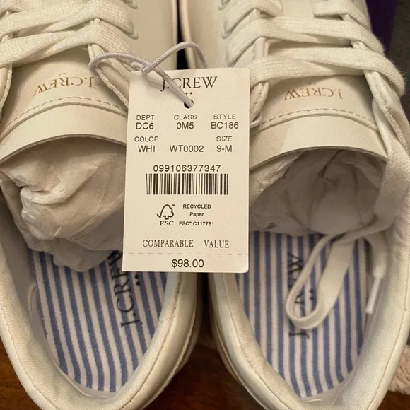 J Crew Road Trip Sneakers NWT - Picture 2 of 5